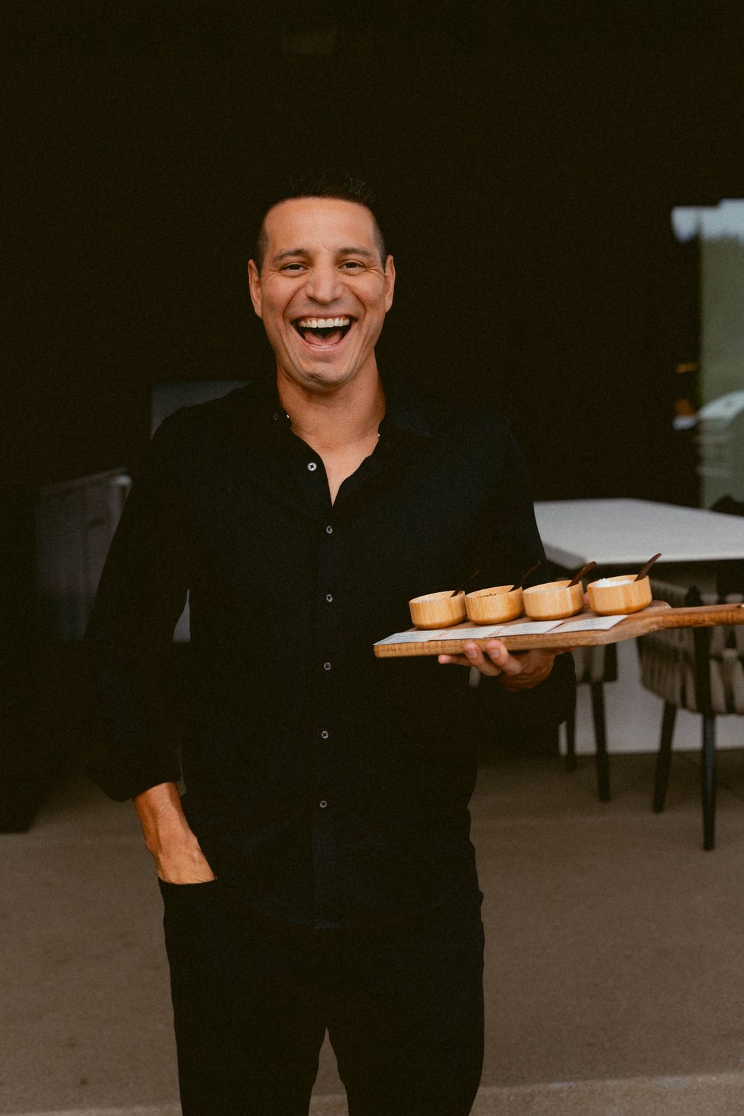 Caleb with a salt flight