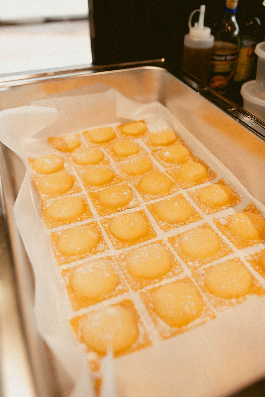 Fresh handmade ravioli