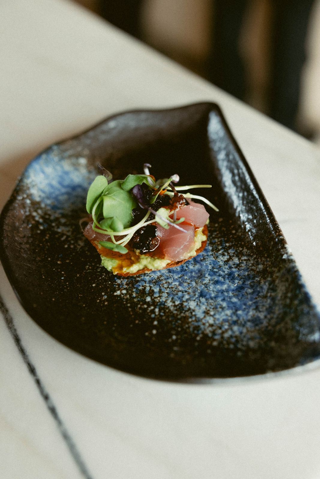 Ahi tuna tostada